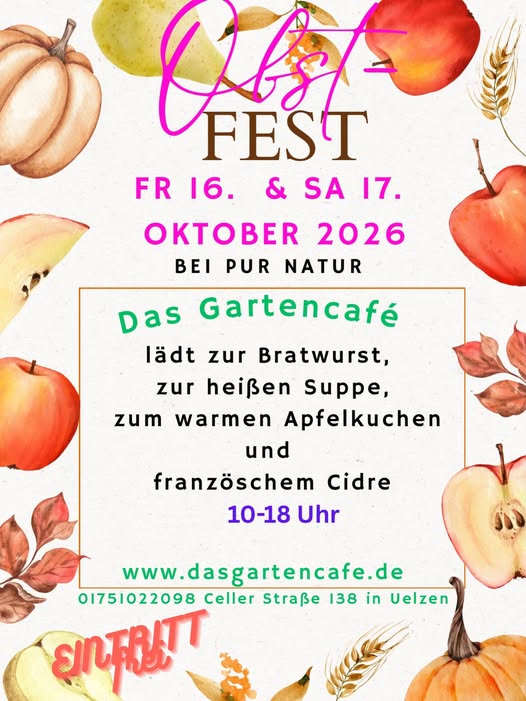 Obstfest beim Gartencafe